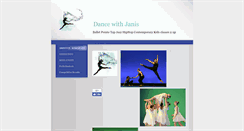 Desktop Screenshot of dancewithjanis.com