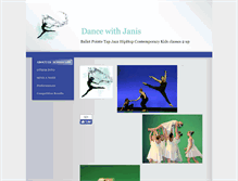 Tablet Screenshot of dancewithjanis.com